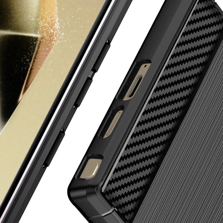 Actual product image Avizar Classic Carb Mobile Phone Case Series (Samsung Galaxy S24 Ultra)