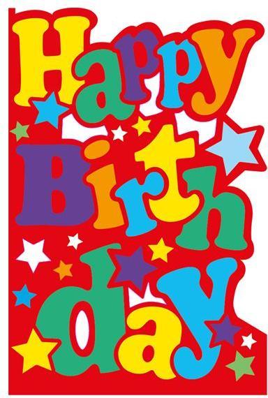 Actual product image Card Group Red Funky Birthday