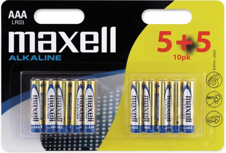 Image du produit Maxell LR 03 AAA Blister (10 pcs, AAA)