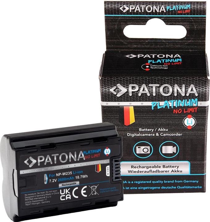 Actual product image Patona Platinum battery f. Fuji NP-W235 (Rechargeable battery)