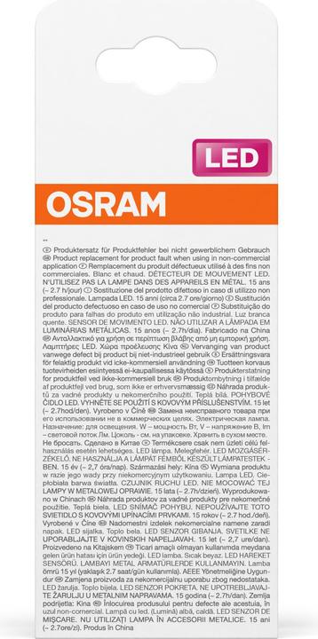 Produktbild Osram Led Motion Sensor Classic A Filament (E27, 7.30 W, 806 lm, 1 x, E)