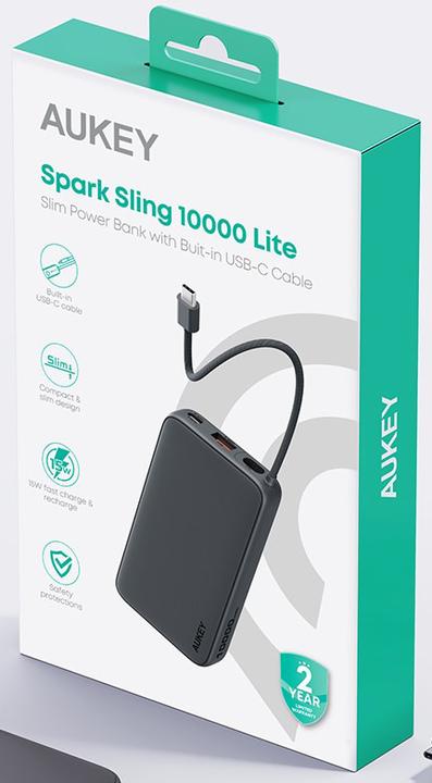 Actual product image Aukey Spark Sling (10000 mAh, 15 W, 38.50 Wh)