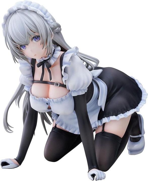 Actual product image DMM Factory Original Character statuette PVC 1/6 Maid Maison Too Shiraishi Illustration by Io Haori 18 cm