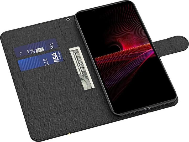 Produktbild Cover-Discount iPhone 14 Plus - Etui Glitzer Effekt Schmetterling blau (Apple iPhone 14 Plus)
