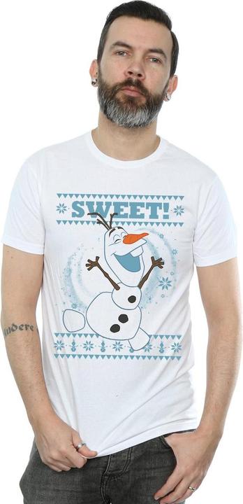 Immagine prodotto Disney Frozen Olaf Sweet Christmas Maglietta Uomo (XL)