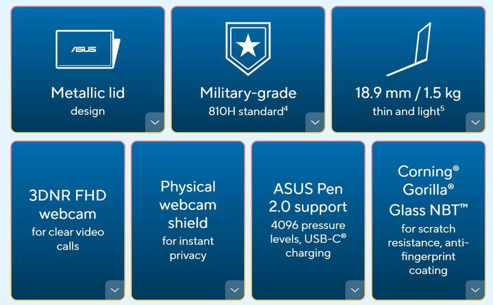 Produktbild ASUS Vivobook S14 Flip (14", Intel Core i7-13700H, 16 GB, 1000 GB, CH)