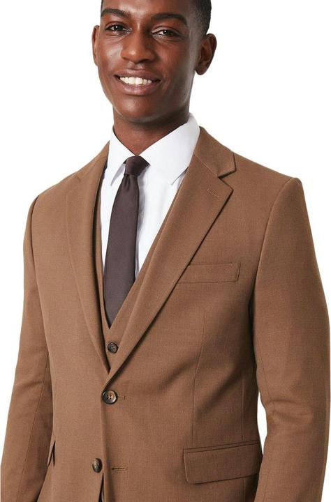 Actual product image Burton Mens Plain Weave Slim Suit Jacket (46)