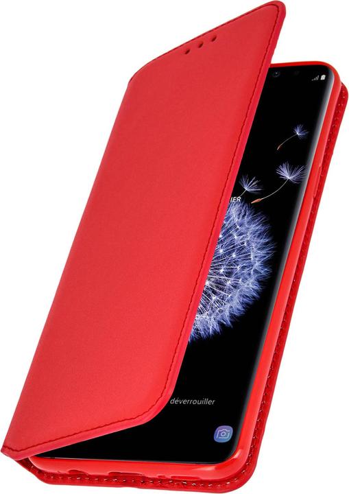 Actual product image Avizar Flip Cover Wallet Classic Edition for Samsung Galaxy S9 - Red (Samsung Galaxy S9)