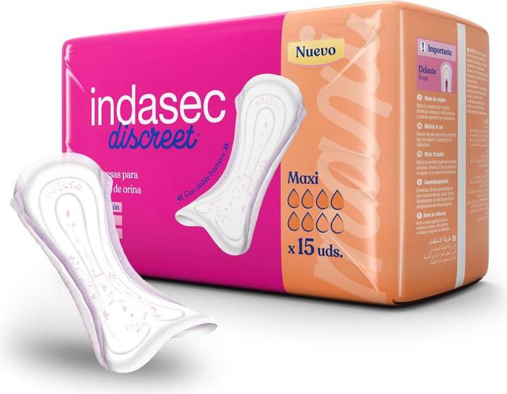 Produktbild Indasec Discreet Maxi (15 x)