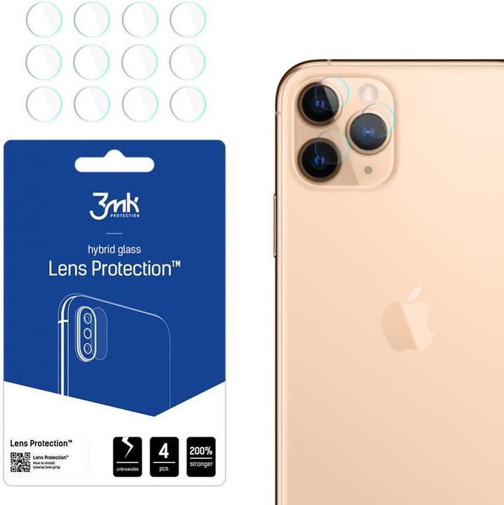Produktbild 3MK hybrid glass Lens Protection for iPhone 11 Pro (1 Stück, Apple iPhone 11 Pro)