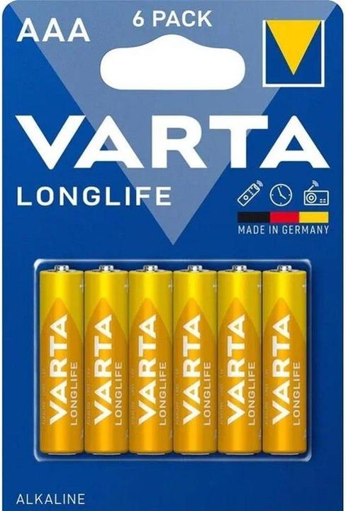 Produktbild Varta Longlife Extra - Batterie 6 x AAA - Alkalisch (6 Stk., AAA)