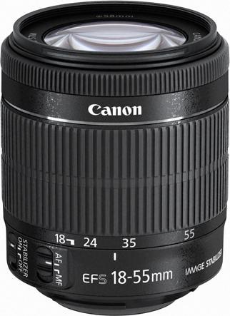 Productafbeelding Canon EF-S 18-55mm f/3.5-5.6 IS STM - Import (Canon EF-S, APS-C / DX)