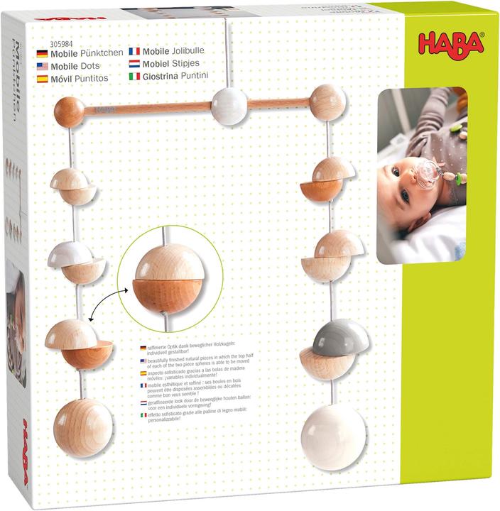 Actual product image Haba Mobile dots