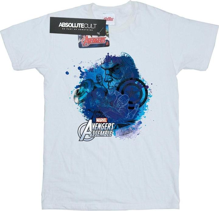 Actual product image Mens Captain America Montage T-Shirt (M)