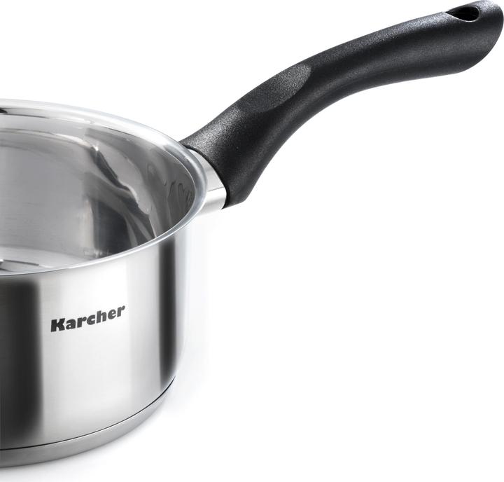 Produktbild Kärcher Karcher Topfset Mia (4-teilig, Edelstahl, Induktion) (16 cm, Kochtopf, Edelstahl)