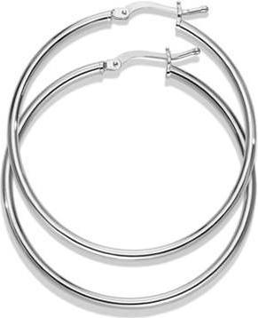 Actual product image Natsumi Schmuck Creoles silver 925 Ø 40mm round (925 Sterling silver)