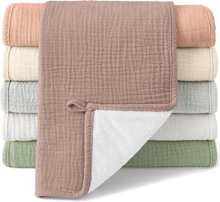 Produktbild Milkii Moltontücher Baby Spucktücher Baby, 6er Pack (25 cm, 50 cm)