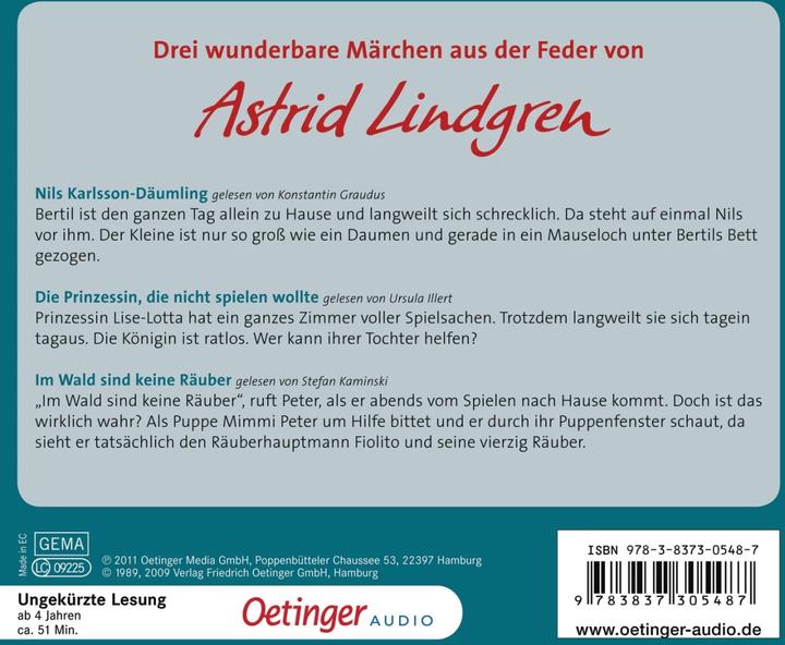 Produktbild 9783837305487 (Astrid Lindgren, Stefan Kaminski, Ursula Illert, Markus Langer, Frank Gustavus, Deutsch)