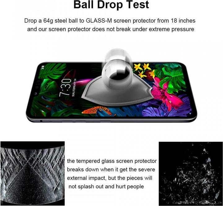 Image du produit Screenguard LG G8S ThinQ Full Screen Protection en verre blindé 2.5D 9H (1 pièce(s), G8 ThinQ)