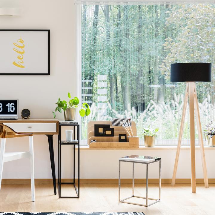 Actual product image Relaxdays White String Curtains (90 x 245 cm)