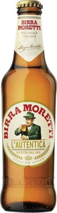 Actual product image Birra Moretti 33 cl 4.6% EW 10 Pack (10 x 33 cl)