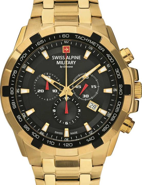 Produktbild Swiss Alpine Military 7043.9217 Star Fighter Saphirglas Chronograph 46mm 10ATM (Swiss Made, 46 mm)