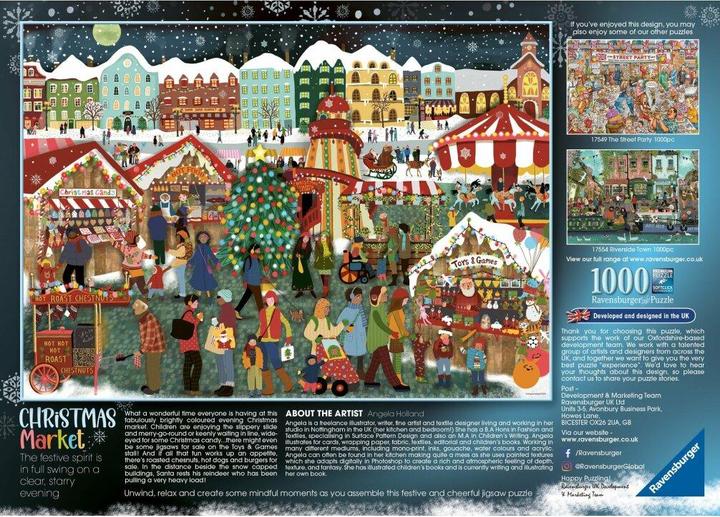 Produktbild Ravensburger 1000 Piece Jigsaw Puzzle - Christmas Market (1000 Teile)