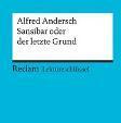 Produktbild Alfred Andersch: Sansibar oder der letzte Grund (Deutsch, Stefan Schallenberger, 2002)