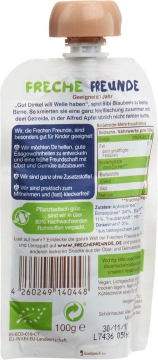 Image du produit Freche Freunde Quetschmus (100 g)