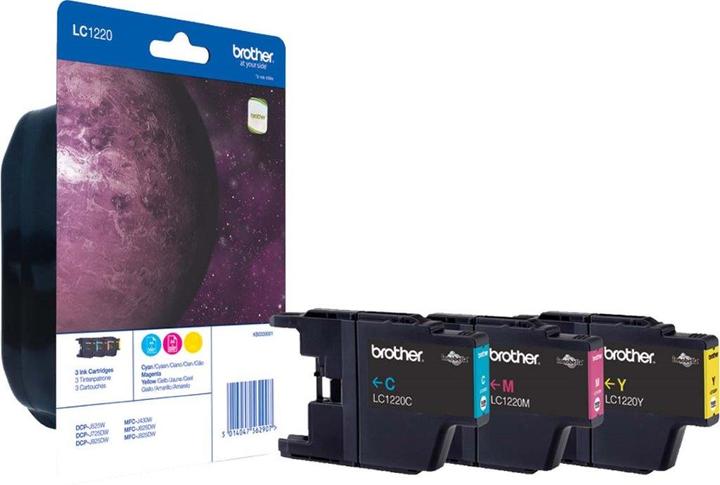 Brother LC-1220 BLISTER PACK RAINBOW (M, C, Y)