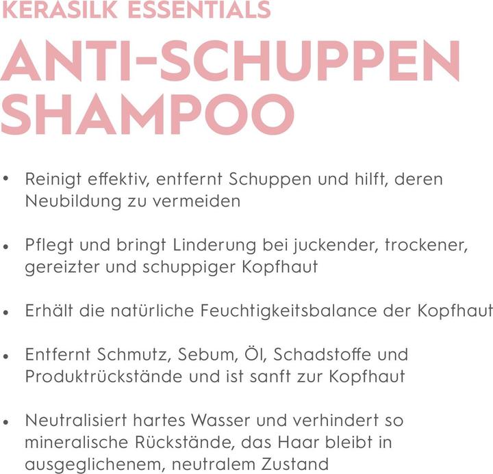 Produktbild Kerasilk Essential - Anti-Dandruff Shampoo (250 ml, Flüssiges Shampoo)