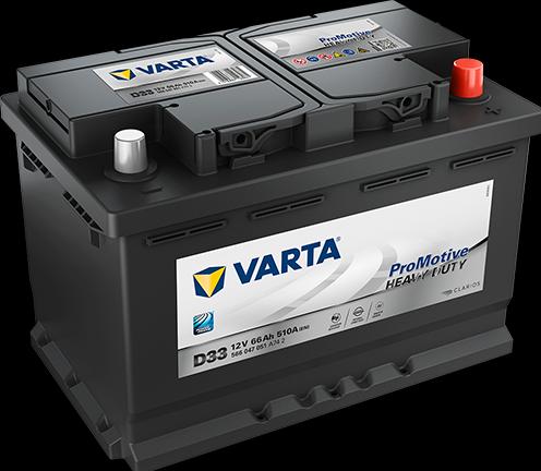 Produktbild Varta D33 ProMotive Black 566 047 051 LKW-Batterie (12 V, 66 Ah, 510 A)