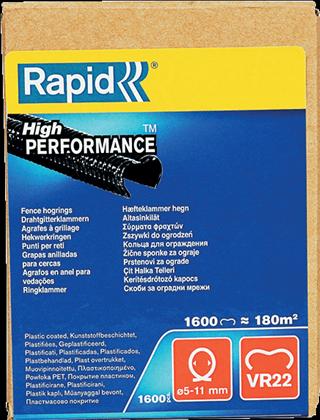 Produktbild Rapid VR22 Ringklammern schwarz 1.600 Stück