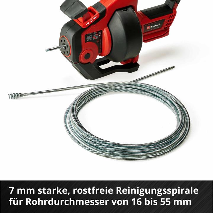 Actual product image Einhell Battery Pipe Cleaner TE-DA 18/760 Li Solo (Rechargeable battery operated)