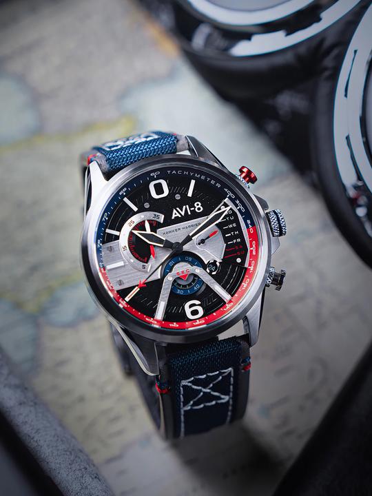 Produktbild AVI-8 AV-4056-09 Hawker Harrier Dual Retrograde (Chronograph)