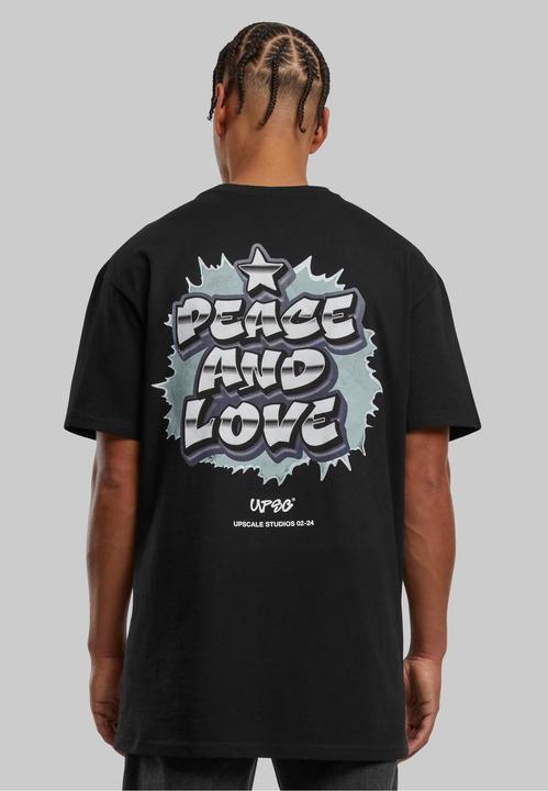 Actual product image Urban Classics Upscale Peace&Love Heavy Oversize Tee - 176629 (XXL)