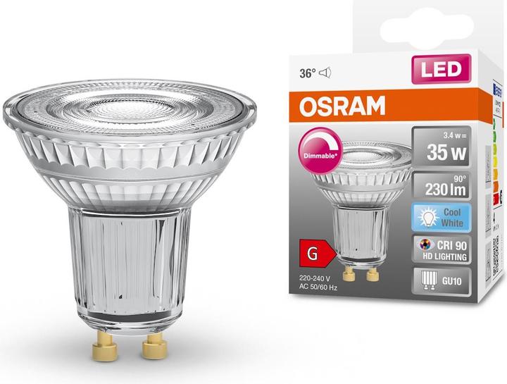Actual product image Osram Superstar (GU10, 3.40 W, 230 lm, 1 x, G)
