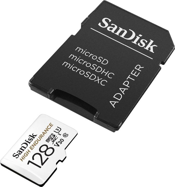 Productafbeelding SanDisk High Endurance (128 GB, microSDXC, U3, UHS-I)
