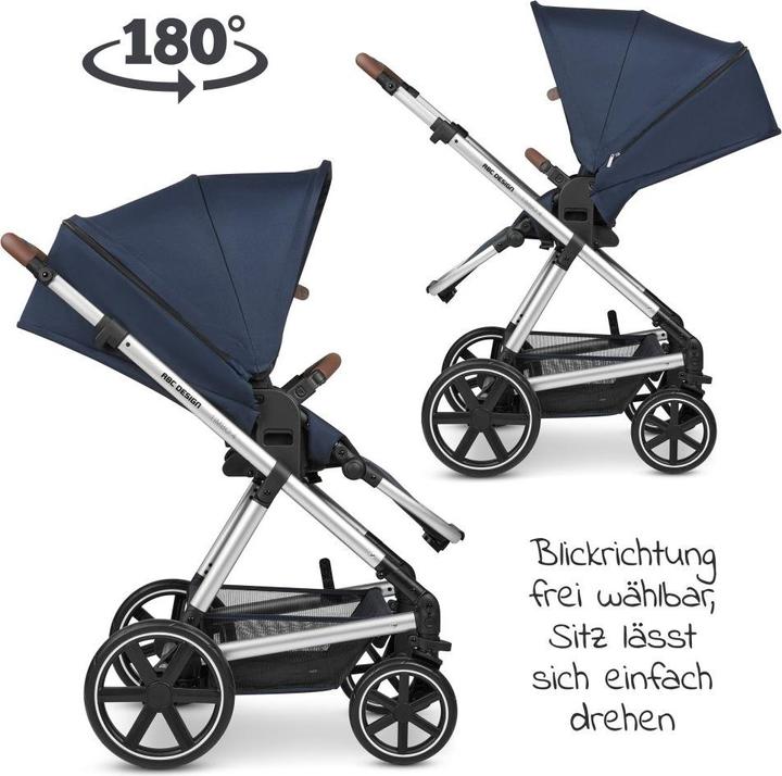 Produktbild ABC Design Kombikinderwagen Kombi-Kinderwagen Timbo 4 - inkl. Babywanne & Sportsitz