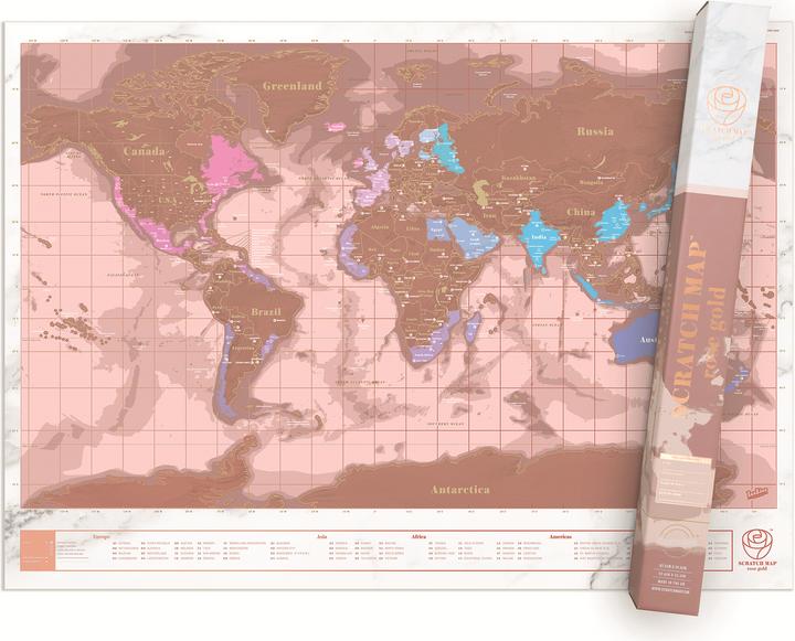 Scratch Map (82 x 60 cm)