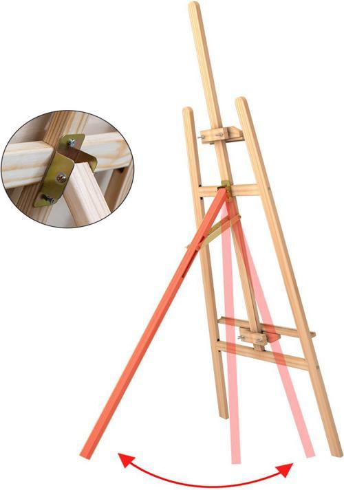 Actual product image I Am Creative Wooden easel studio stand 175cm