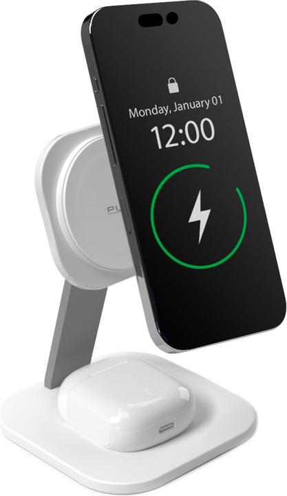 SBS Puro Magnetic Wireless Induction Charging Station 2in1 Wireless Charging + A (30 W)
