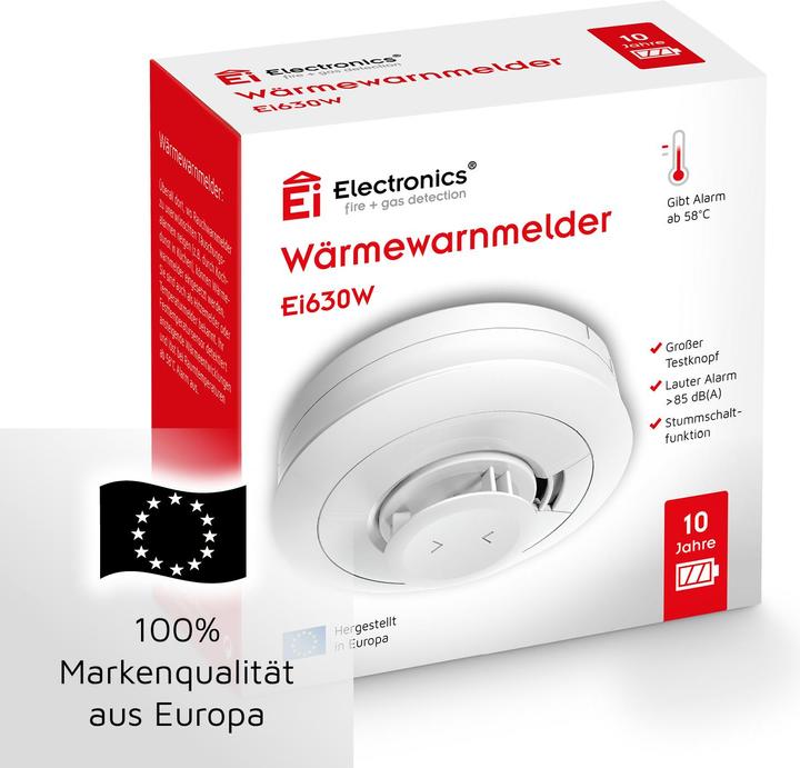 Actual product image Ei Electronics Ei630W Hitzemelder