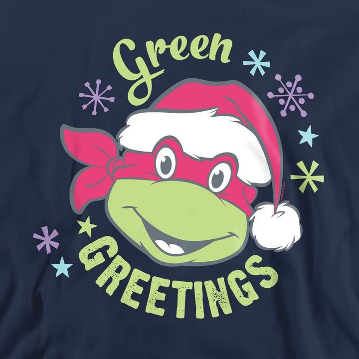 Immagine prodotto Teenage Mutant NT Green Greetings For Christmas Felpa Adulto Unisex (L)