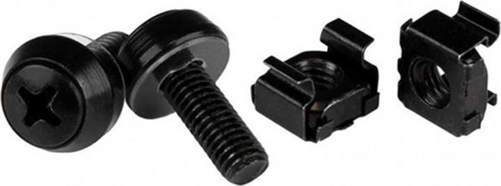 StarTech M6 x 12mm bolts and cage nuts 50 pack
