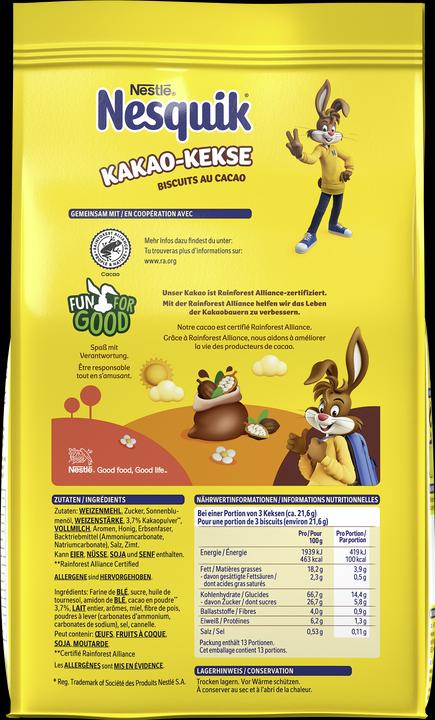 Actual product image Nesquik Cacao Biscuits (300 g)