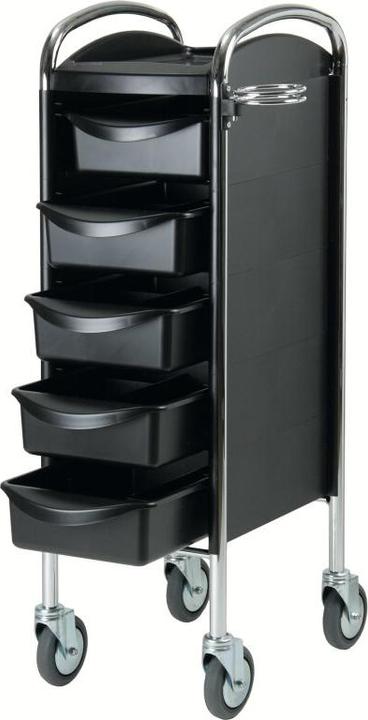 Image du produit Comair Stapelboy Piccolo 6002 velours noir avec support pour sèche-cheveux