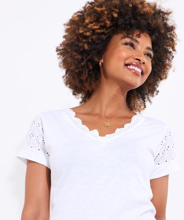 Immagine prodotto Joe Browns Broderie V-Neck Tee (46)