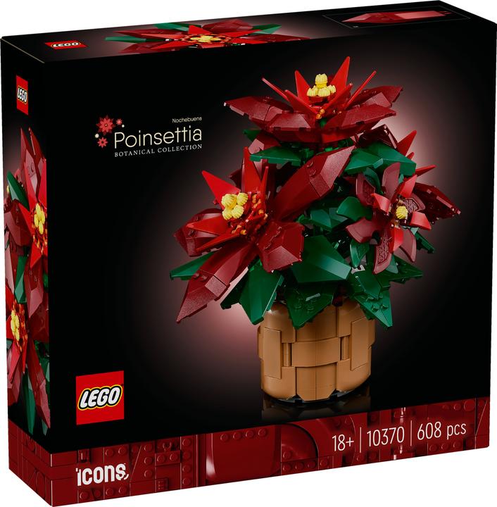 Actual product image LEGO Poinsettia (10370, LEGO Icons)