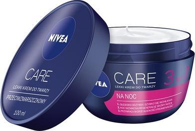 Image du produit NIVEA Care 3In1 Light Face Cream For Night 100Ml (100 ml, Crème de nuit)